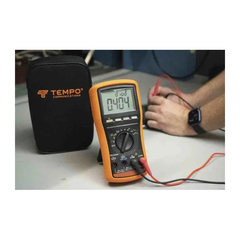 Tempo Handheld Digital Multimeter True RMS, 10 A AC, 6 mA DC, 1 kV AC MM810