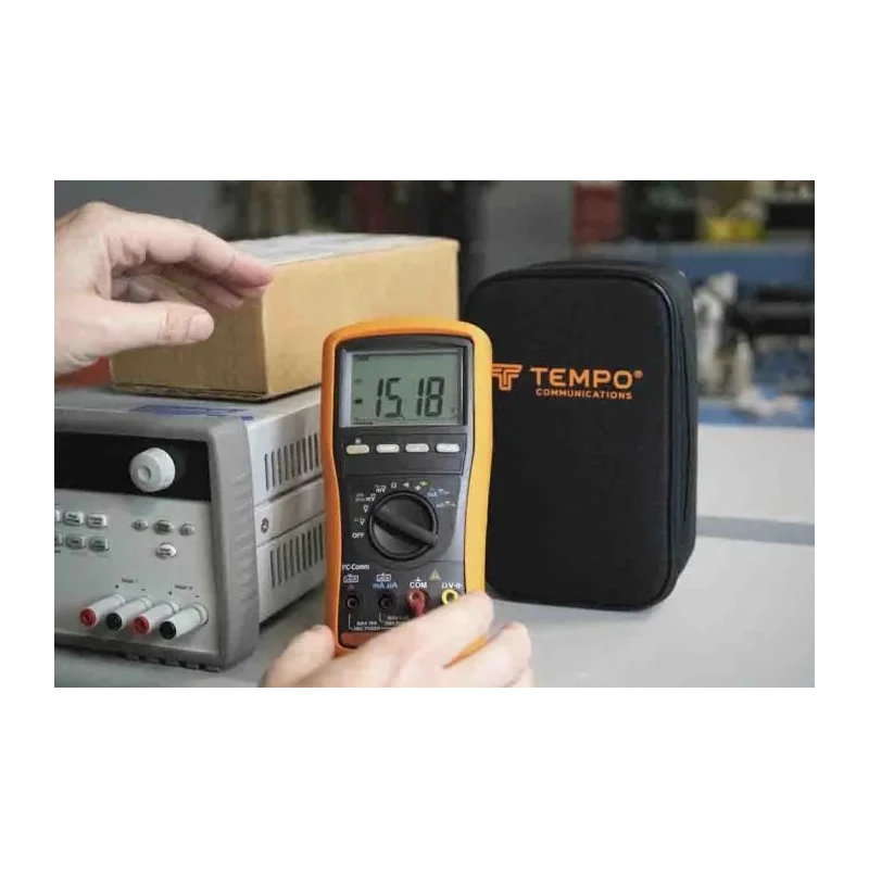 Tempo Handheld Digital Multimeter True RMS, 10 A AC, 6 mA DC, 1 kV AC MM810