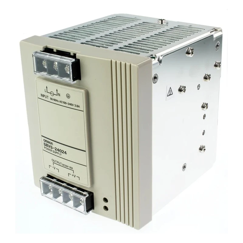Omron Switched Mode DIN Rail Power Supply 24V DC 10A 240W AC Input 85-264V S8VS