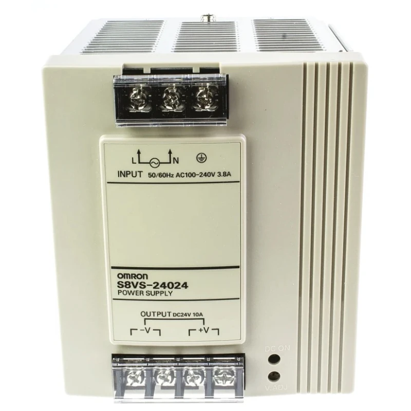 Omron Switched Mode DIN Rail Power Supply 24V DC 10A 240W AC Input 85-264V S8VS