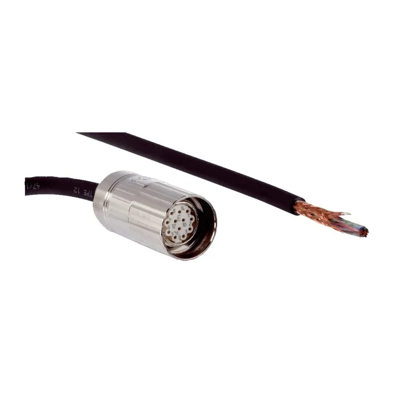 SICK Female 12 Way M23 to Unterminated Sensor Actuator Cable 20 m Polyurethane Jacket Black DOL-2312-G20MMA3
