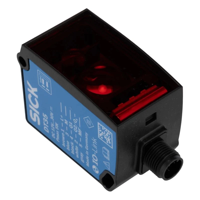 SICK Laser Distance Sensor Block Style 0.05 mm to 12 m Detection Range Analogue PNP/NPN NO/NC IP67 IP65 DT35-B15251