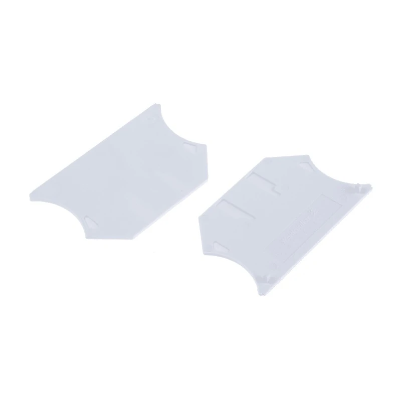 Weidmüller WAP Series White Wemid End Plate for Use with Terminal Block 1050090000