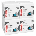 WYPALL Power Clean Heavy Duty Cleaning Cloths White Quarter Fold 30.5 cm x 31.7 cm 50 Per Pack 8388004