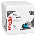 WYPALL Power Clean Heavy Duty Cleaning Cloths White Quarter Fold 30.5 cm x 31.7 cm 50 Per Pack 8388004