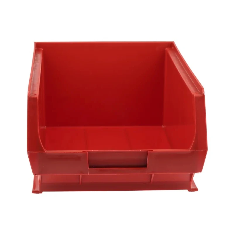 RS PRO Polypropylene Storage Bin, 350 mm x 205 mm x 130 mm, Red 484-4078