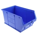 RS PRO Polypropylene Storage Bin, 350 mm x 205 mm x 181 mm, Blue 484-4157