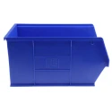 RS PRO Polypropylene Storage Bin, 350 mm x 205 mm x 181 mm, Blue 484-4157