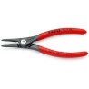 Knipex Precision Circlip Plier 140mm Overall Length, Plastic Coated Non-Slip Handle, Chrome Vanadium Steel 49 11 A0