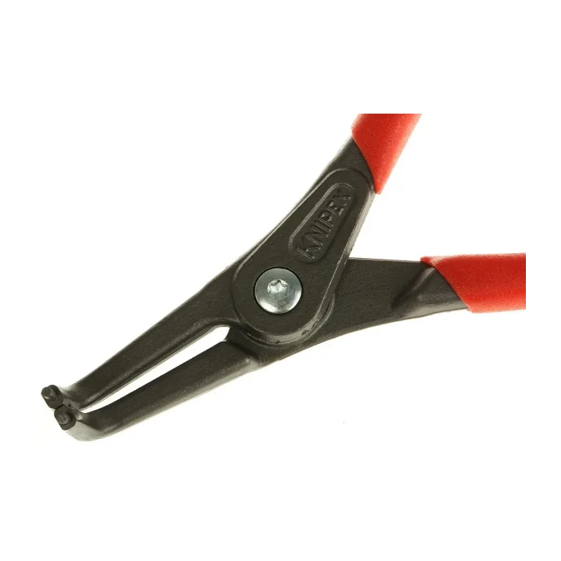 Knipex Precision 1-Piece External Circlip Plier, 210mm Overall Length, Angled Jaw 49 21 A31