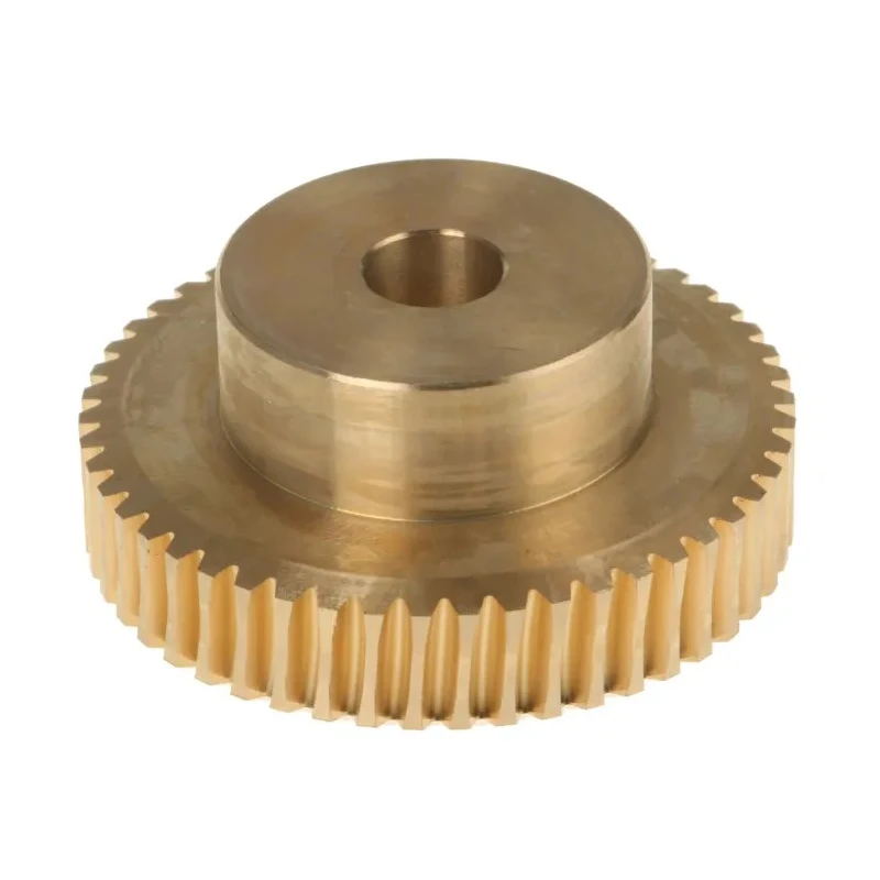 RS PRO Bronze 0.8 Module Worm Wheel Gear 50 Tooth 25 mm Hub Diameter 40.06 mm Pitch Diameter 18 mm Face Width 521-6884