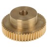 RS PRO Bronze 0.8 Module Worm Wheel Gear 50 Tooth 25 mm Hub Diameter 40.06 mm Pitch Diameter 18 mm Face Width 521-6884