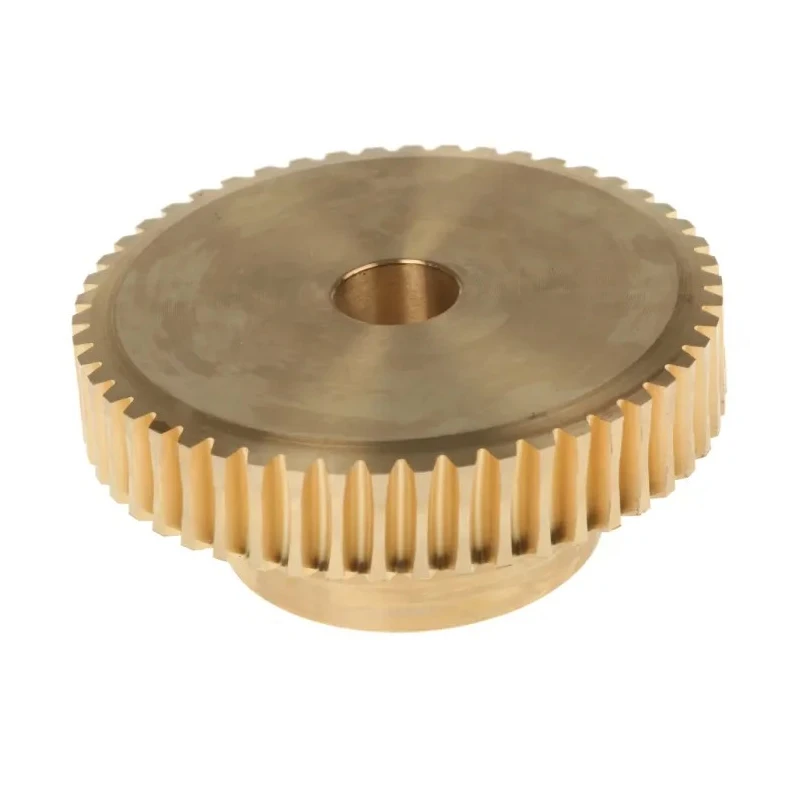 RS PRO Bronze 0.8 Module Worm Wheel Gear 50 Tooth 25 mm Hub Diameter 40.06 mm Pitch Diameter 18 mm Face Width 521-6884