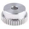 RS PRO Stainless Steel 40 Teeth Spur Gear, 1 Module, 10mm Bore, 40 mm Pitch Diameter, 35 mm Hub Diameter 521-6777