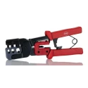 Molex Hand Crimp Tool 207129 Series, Hand Operation, Ratchet Release, Soft-Grip Handles 640160044