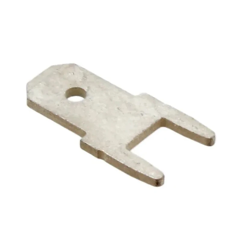 Molex Silver Uninsulated Male Spade Connector, Solder Termination, 4.75 x 0.81 mm Tab Size 197084013