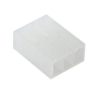 Molex 6442 Female Crimp Connector Housing 3.96 mm Pitch 3 Way 1 Row Straight 26033031