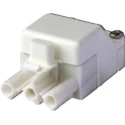 Wieland ST18 Series 3-Pole Cable Connector Male Screw Terminal 250V 16A IP20 