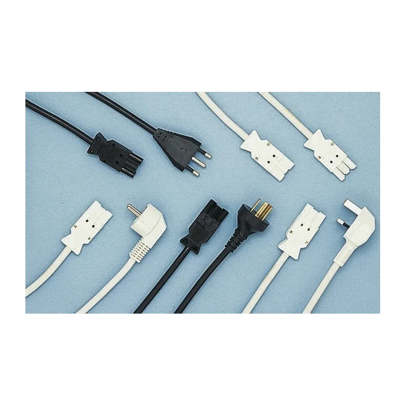 Wieland ST18 Series White Jumper Lead Male/Female Connector 250V IP20 1m Cable Length 94.732.1000.2