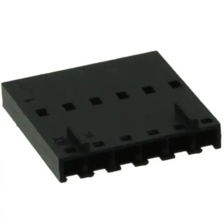 Molex 70066 Female Crimp Connector Housing 2.54 mm Pitch 6 Way 1 Row Straight 50579306