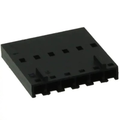 Molex 70066 Female Crimp Connector Housing 2.54 mm Pitch 6 Way 1 Row Straight 50579306
