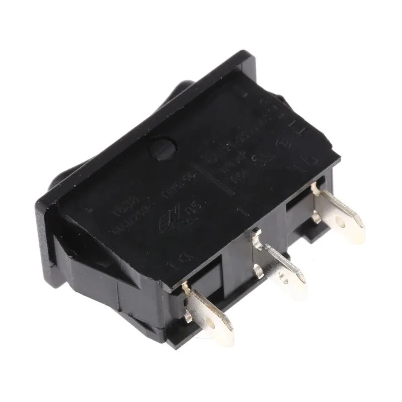 Marquardt SPDT Panel Mount Rocker Switch On-Off-On Configuration Polyamide Housing Black Actuator 6A 250V AC 1838.1509