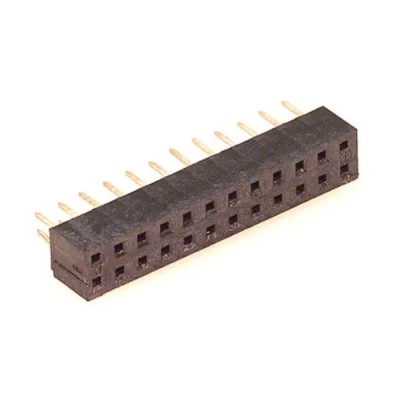 Molex 79107 Series Vertical Through Hole 24-Contact, 2 Row, 2 mm Pitch PCB Connector 791077011