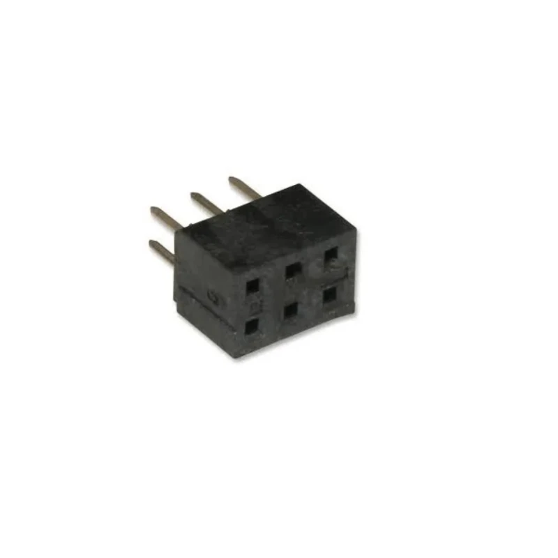 Molex 79107 Series Vertical Through Hole PCB Connector, 6-Contact, 2 Row, 2 mm Pitch Solder 791077052