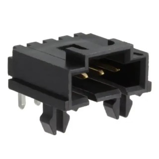 Molex SL Series Right Angle Through Hole PCB Header, 4 Contact(s), 2.54 mm Pitch, 1 Row, Shrouded 705510003