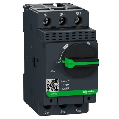 Siemens 10A 3-Pole Motor Protection Circuit Breaker 690V Thermal Magnetic GV2L14