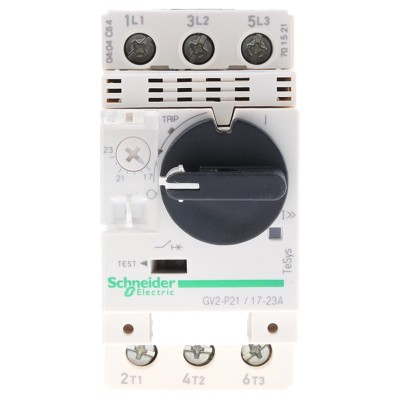 Schneider Electric Motor Protection Circuit Breaker 17A, 23A, 690V, Thermal Magnetic, 3 Poles GV2P21