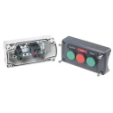 Schneider Electric Spring Return Enclosed Push Button Polycarbonate Green Red IP69K IP66 IP67 XALD321
