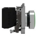 Schneider Electric Harmony XB4 Series Push Button Switch, Spring Return, Panel Mount, 22 mm Cutout, SPST, Green XB4BA3311