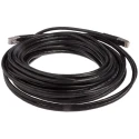 Roline Shielded Screened Cat6 Ethernet Cable 8 Core Black 15 m PVC Cat6