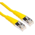 Roline Ethernet Cable 8 Core Shielded Screened, Yellow Jacket, 15 m Length, 26AWG Copper Conductor Cat6 