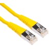 Roline Ethernet Cable 8 Core Shielded Screened, Yellow Jacket, 15 m Length, 26AWG Copper Conductor Cat6