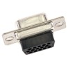 FCT from Molex 15 Way Straight 1.98 mm Pitch Panel Mount D-Sub Connector with Flange Female FL09-15S7 / 1731090036