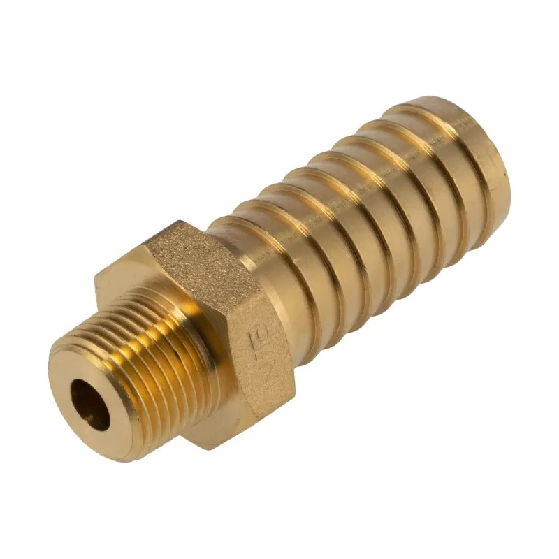 Nito Brass Male Threaded Hose Connector 19.05 mm ID 3/8 in BSP 2664EA4