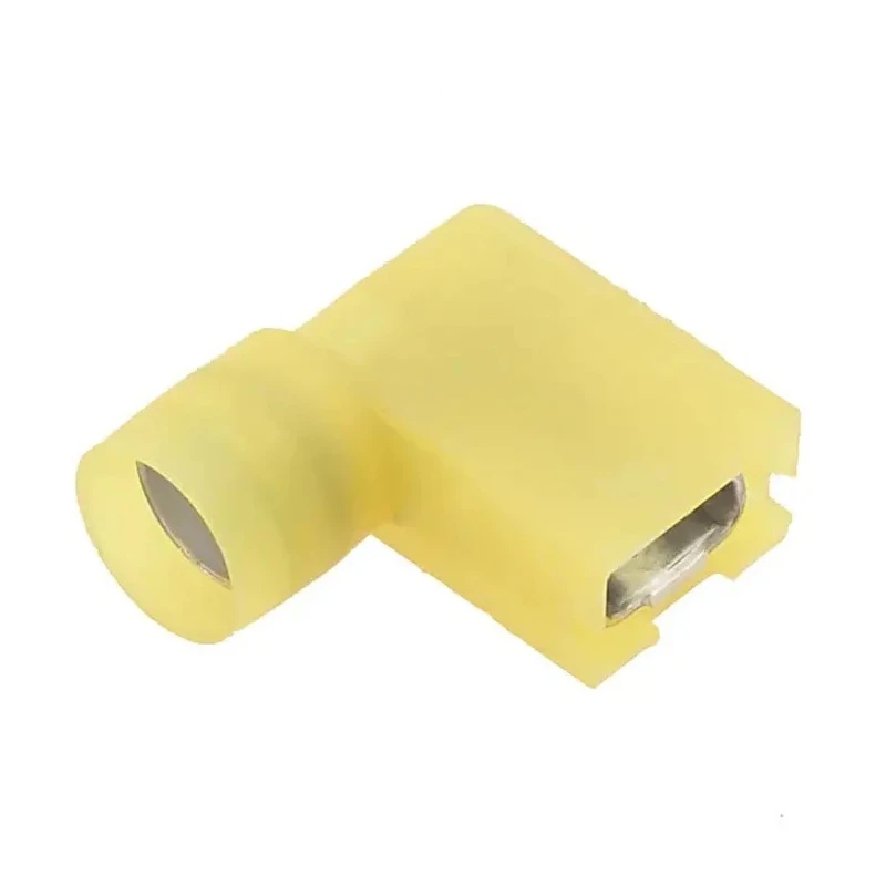 Molex Yellow Insulated Female Spade Connector Crimp Termination 6.35 x 0.81 mm Tab Size 12 AWG to 10 AWG 190060019