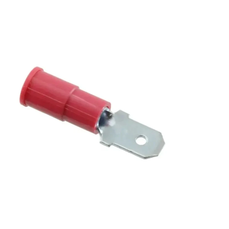 Molex Red Insulated Male Spade Connector Crimp Terminal 4.75 x 0.51 mm Tab Size 22 AWG to 18 AWG 190230003