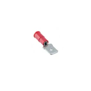 Molex Red Insulated Male Spade Connector Crimp 6.35 x 0.81 mm Tab Size 22 AWG to 18 AWG 190230005