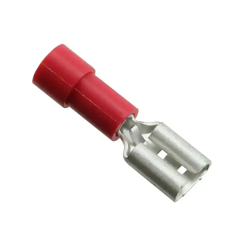 Molex Red Insulated Female Spade Connector, Crimp Termination, 4.75 x 0.81 mm Tab Size for 22 AWG to 18 AWG Wire 190170008