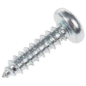 RS PRO Bright Zinc Steel Pan Head Self-Tapping Screw 19 mm Thread Size 10 Grade A4 546-5761