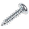 RS PRO Bright Zinc Steel Pan Head Self-Tapping Screw 19 mm Thread Size 10 Grade A4 546-5761