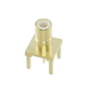 Molex 73404 Series 75 Ω Female SMB Through Hole Coaxial Connector Straight Body 731000258