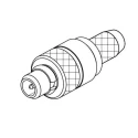 Molex 73415 Series Coaxial Connector PCB Male MCX 50 Ω Straight Body Cable 6GHz 734151252