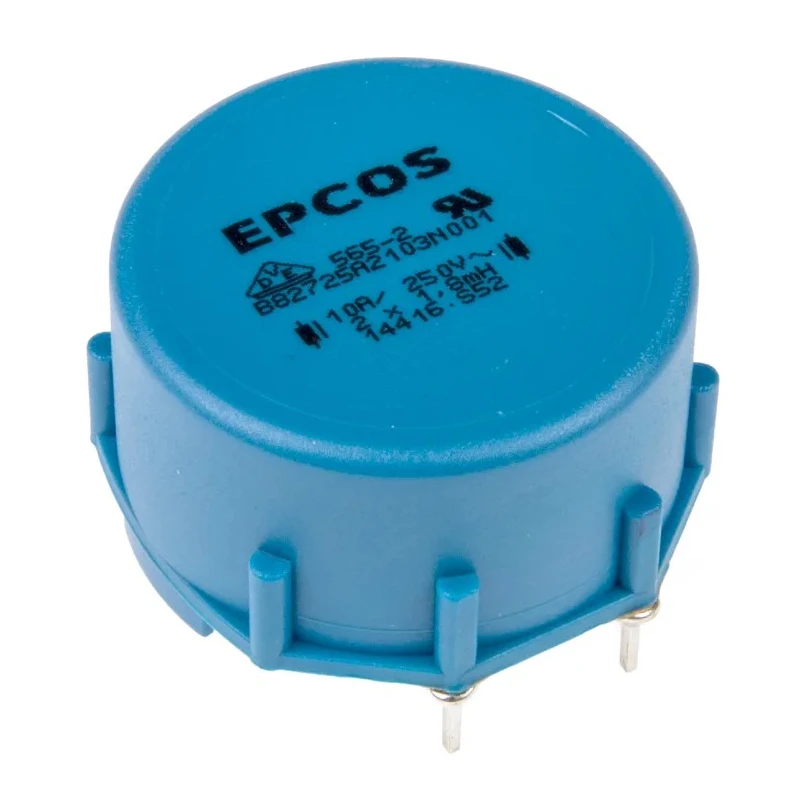 TDK 1.8 mH Ferrite Current Compensated Choke 10 A IDC 14 mΩ RDC 250V AC Radial Mount B82725A2103N001