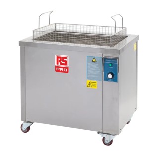 RS PRO Industrial Ultrasonic Cleaning Tank 112L Capacity, 4000W Heater Power, Stainless Steel, Digital Control 112L