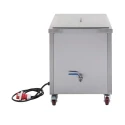 RS PRO Industrial Ultrasonic Cleaning Tank 112L Capacity, 4000W Heater Power, Stainless Steel, Digital Control 112L