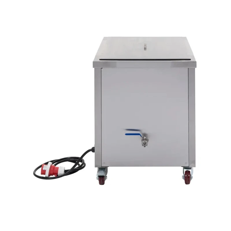RS PRO Industrial Ultrasonic Cleaning Tank 112L Capacity, 4000W Heater Power, Stainless Steel, Digital Control 112L